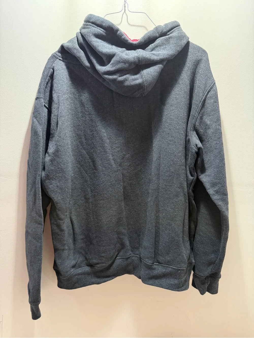 Stadium Athletics Men's Charcoal Hoodie with Maroon Accents